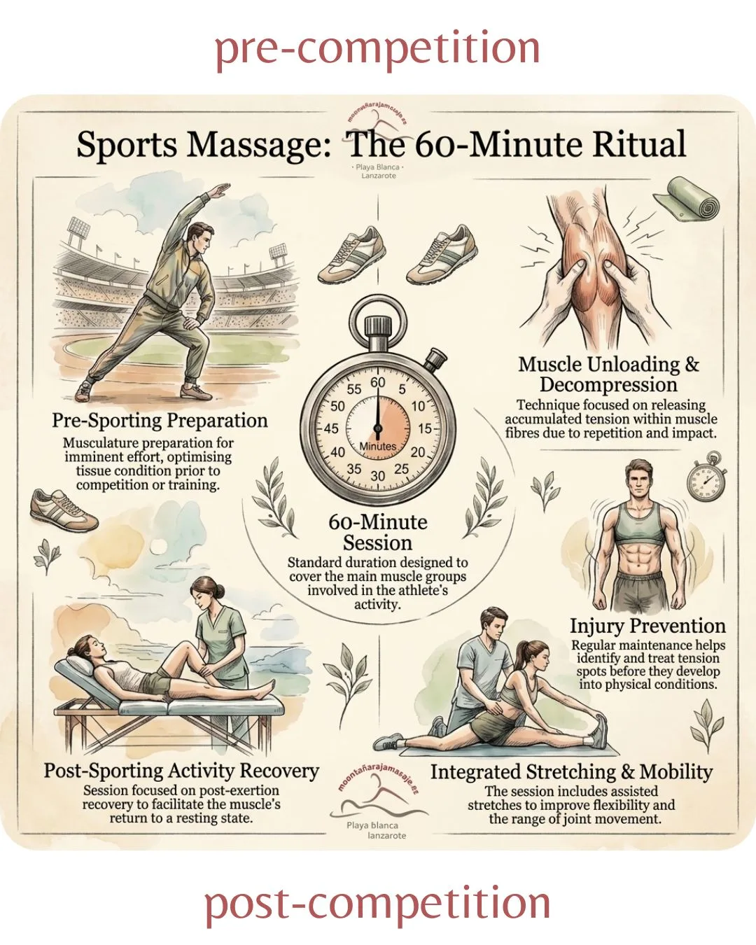 Sport massage 60 min. in Playa Blanca · Lanzarote